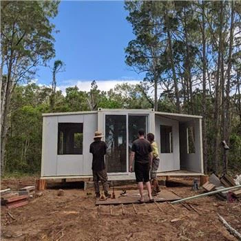 ติดตั้งง่ายบ้านสำเร็จรูปแบบขยายได้