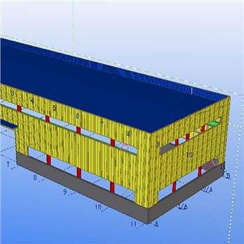 คลังสินค้าโครงสร้างเหล็กประกอบอย่างรวดเร็ว