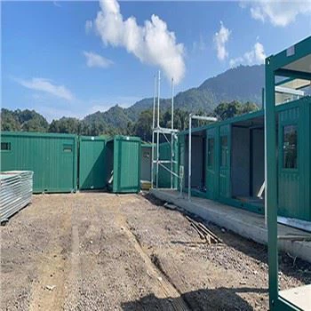 บ้านคอนเทนเนอร์ที่ถอดออกได้กันน้ำสำเร็จรูป