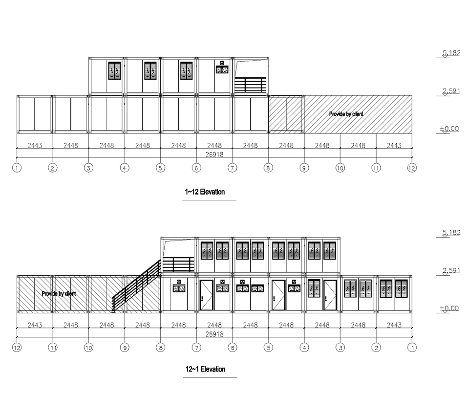 CBC Flatpack Container Temporary Office For Chile PTC Company factory