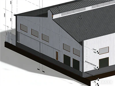 การออกแบบคลังสินค้าโครงสร้างเหล็ก CBC สำหรับเมืองเซบู ประเทศฟิลิปปินส์ (รูปทรงไม่สม่ำเสมอ)